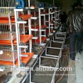 The conveyor belt meat chicken cage price for automatic equipment